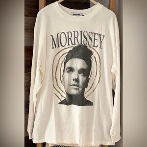 Daydreamer Morrissey White Graphic Long Sleeve Tee